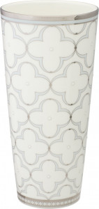 10649491 Noritake Ваза Noritake "Трефолио,платиновый кант" 26см Фарфор, Керамика