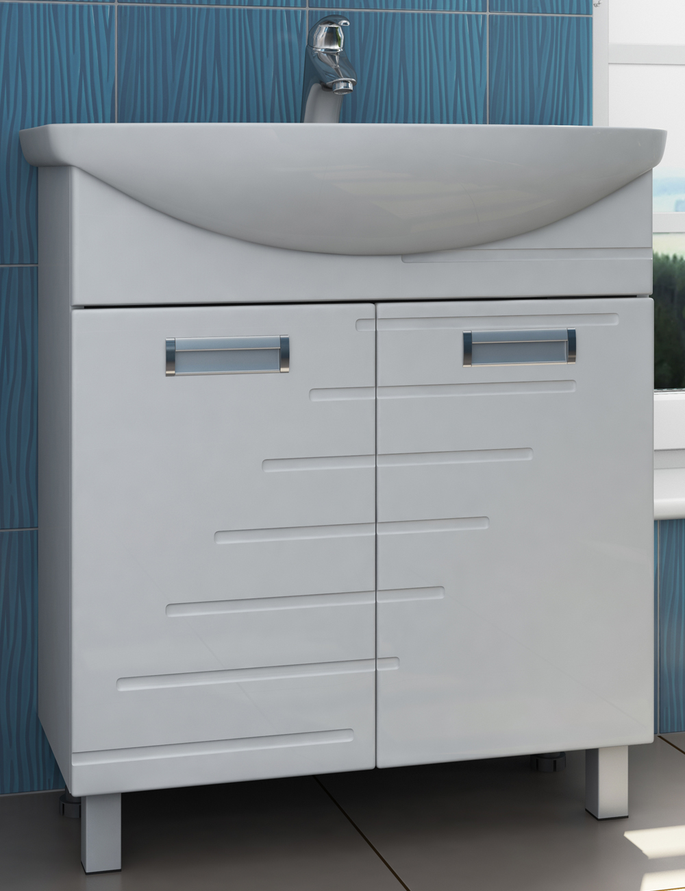 Тумба Diana 700 (Балтика)720⨉450⨉830 мм белый Santreyd sun-id-665356 - Вид №1