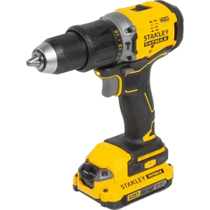 Дрель-шуруповерт аккумуляторная бесщеточная ударная Stanley Fatmax SBD715D2K, 18 В Li-ion 2х2 Ач