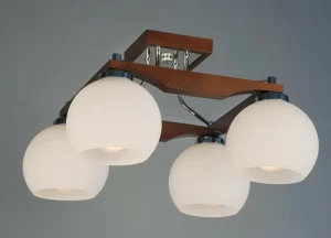 Потолочная люстра Citilux Ариста CL164341 CITILUX АРИСТА КОРИЧНЕВЫЙ 182768 Белый