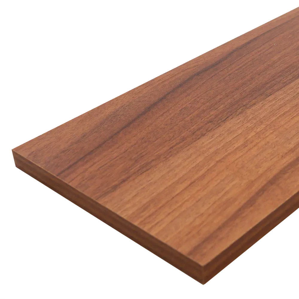 Деталь мебельная ЛДСП 600x250x16 мм кромка со всех сторон цвет орех антик Santreyd STLM-2023420 - Вид №2