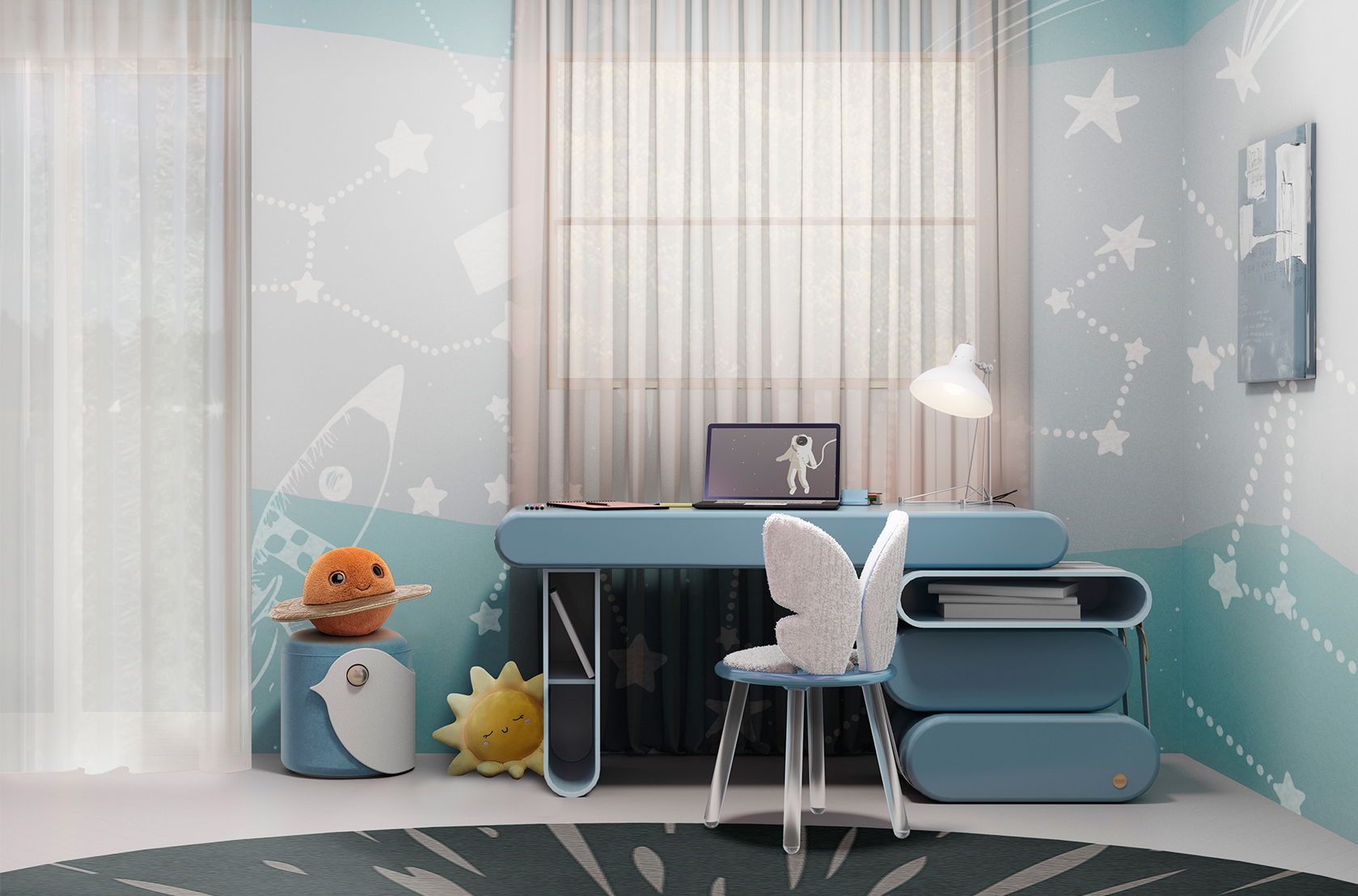 CIST691 Детские пуфики Птица Circu  - Вид №22