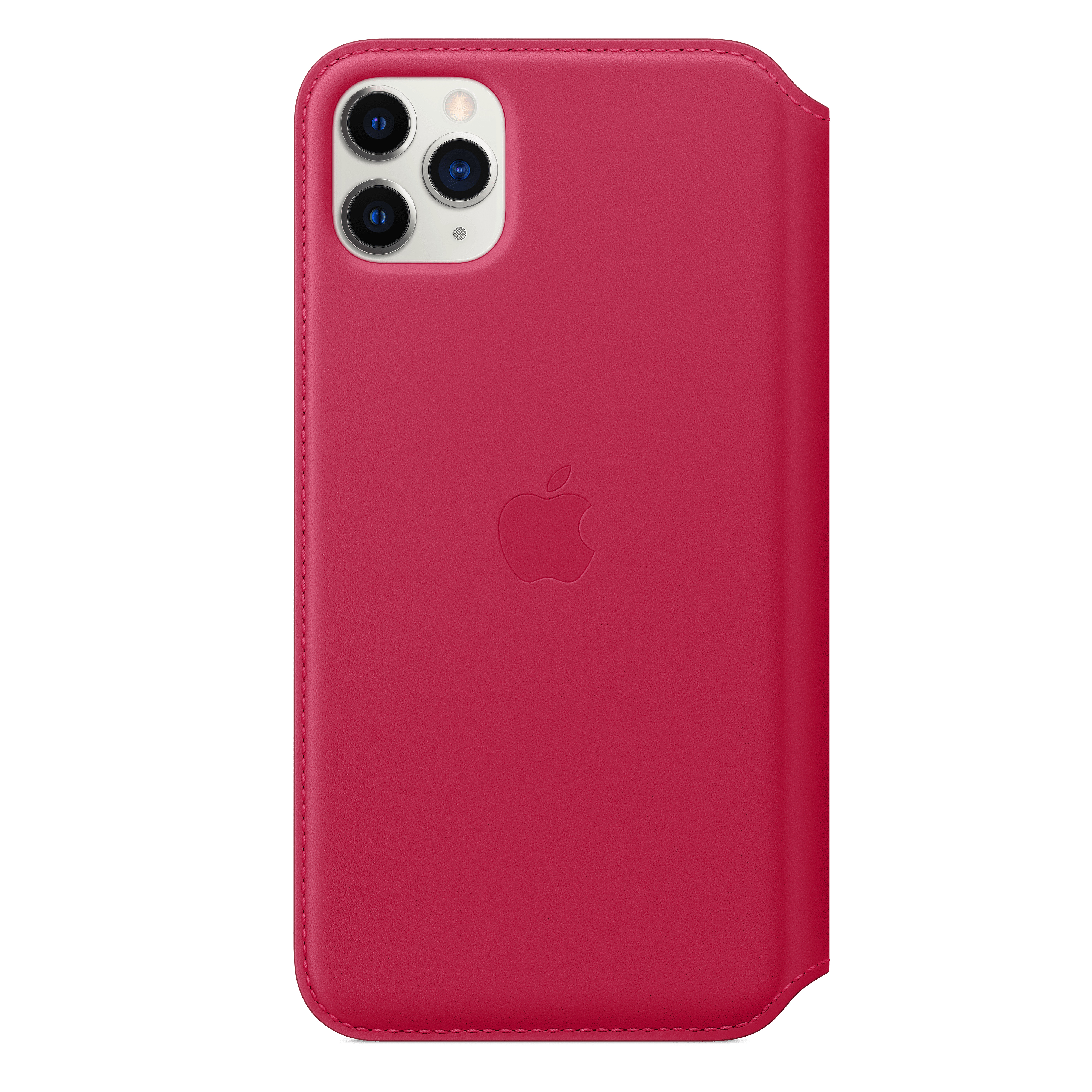 MY1N2ZM/A Iphone 11 pro max leather folio - raspberry Apple Santreyd  - Вид №1