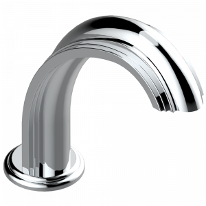 A1U-29SG Излив СУПЕР ГОЛИАФ устанавливаемый на борту ванны Thg-paris Cheverny с красной яшмой Хром