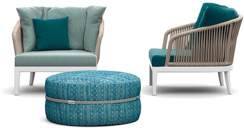 Atmosphera Садовое кресло с подлокотниками из веревки и ткани Dream 2.0 Dr.pl - Вид №1