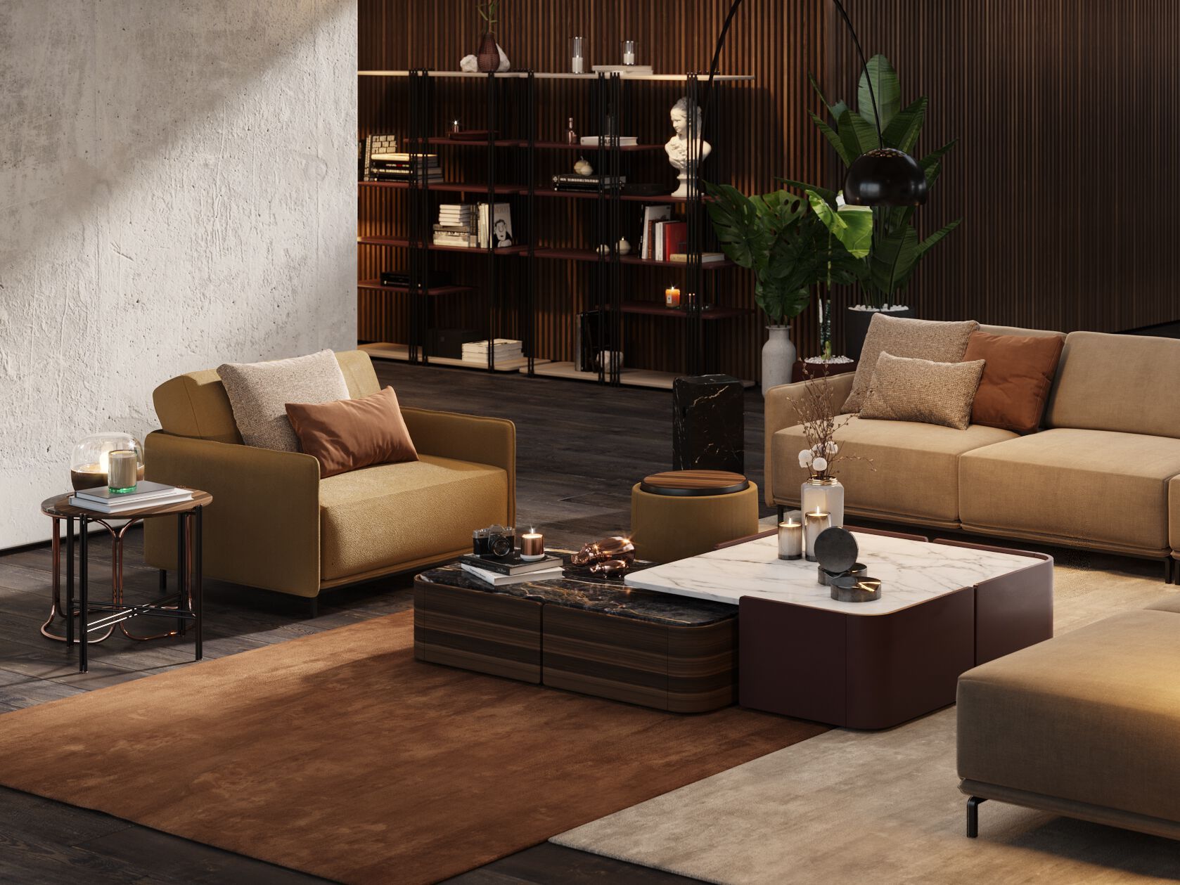 Тканевое кресло с подлокотниками PRADDY Metro ARCH-00063705 - Вид №5