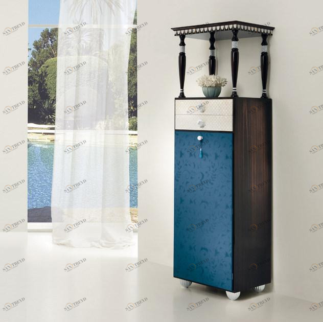 Rozzoni Комод кожаный с распашными дверцами Capri sun-id-1429228