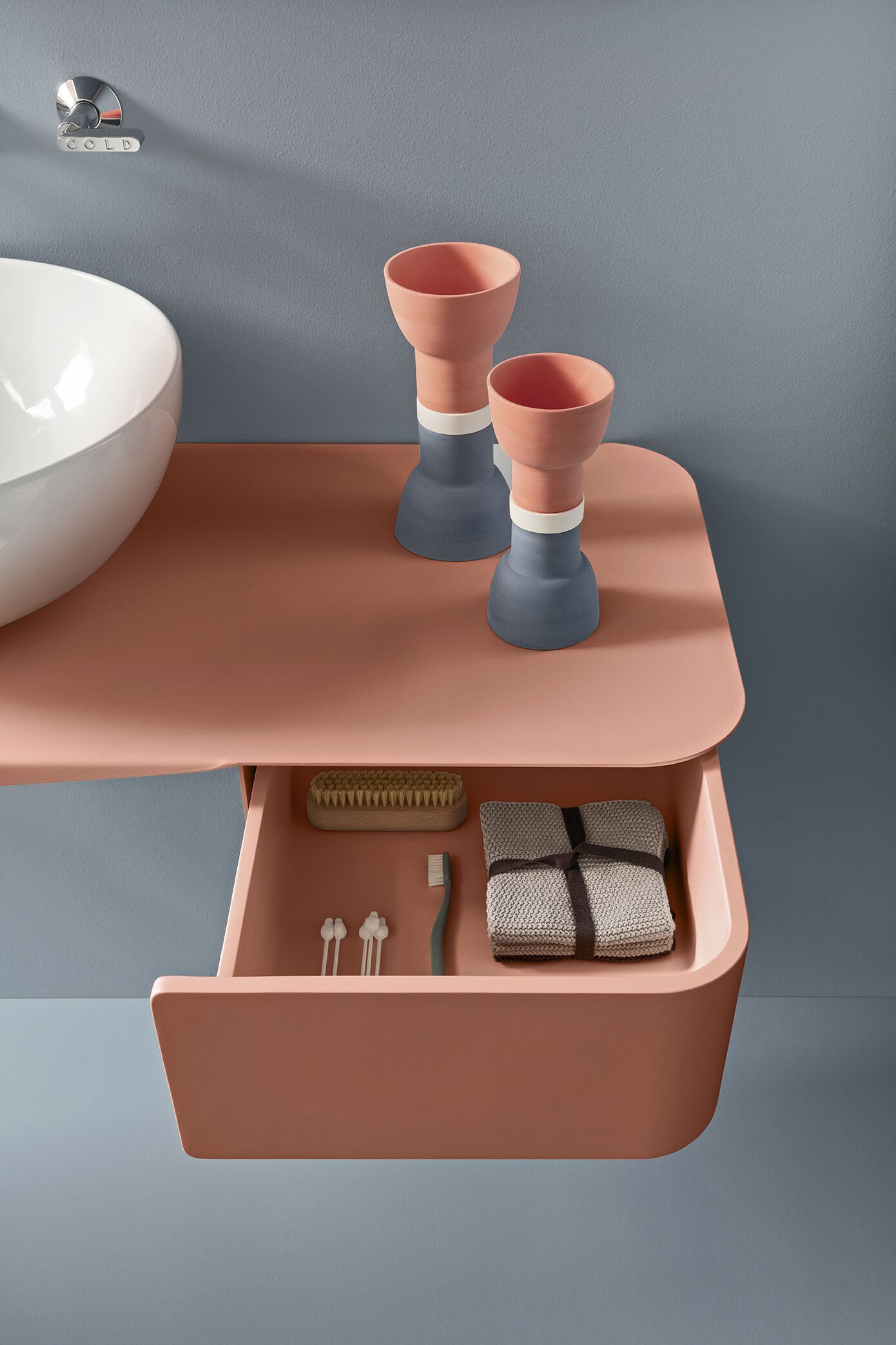 Подвесной умывальник с ящиками ARBLU Тюльпан ARCH-00048149 - Вид №3