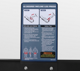 PL-1717 Bronze gym pl-1717 жим ногами по углом 45 градусов Bronze Gym Plate load  - Вид №11