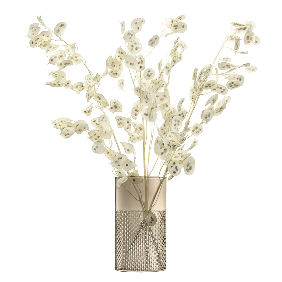 Ваза стеклянная коричневая 25 см Wicker LSA INTERNATIONAL - 00-3894924 Коричневый  - Вид №4