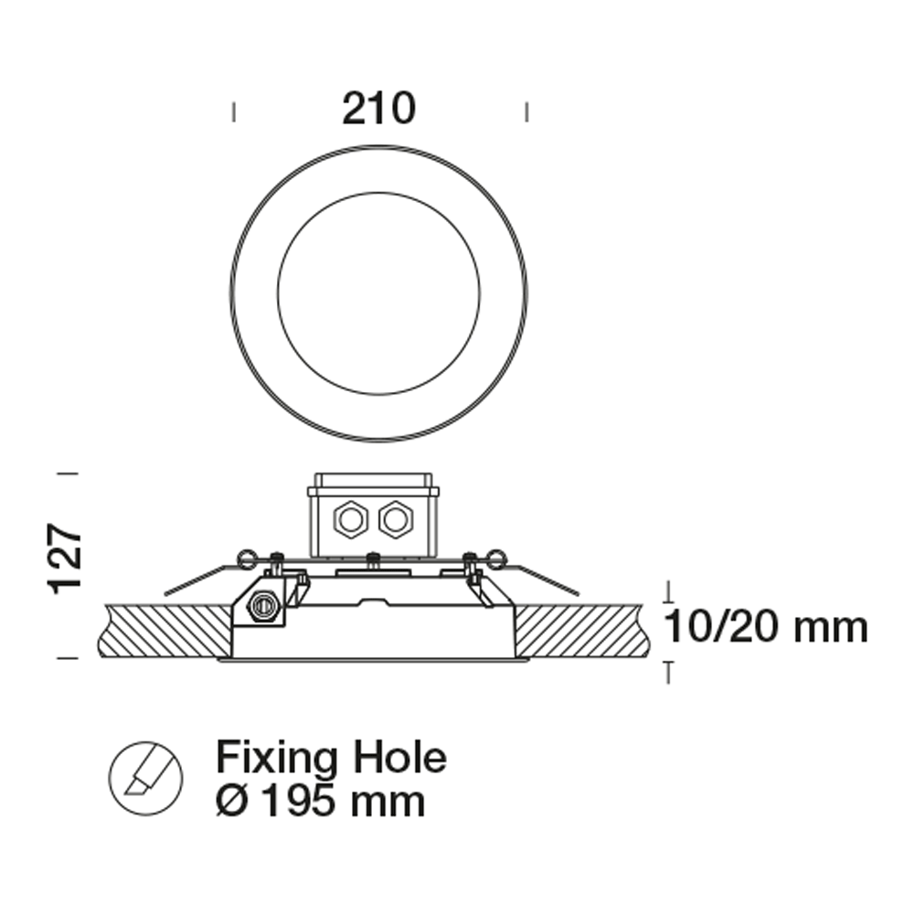 8488417 Встраиваемый в потолок светильник Platek OBLO'  OBLO' - 12 LED 3000K Elliptical  - Вид №6