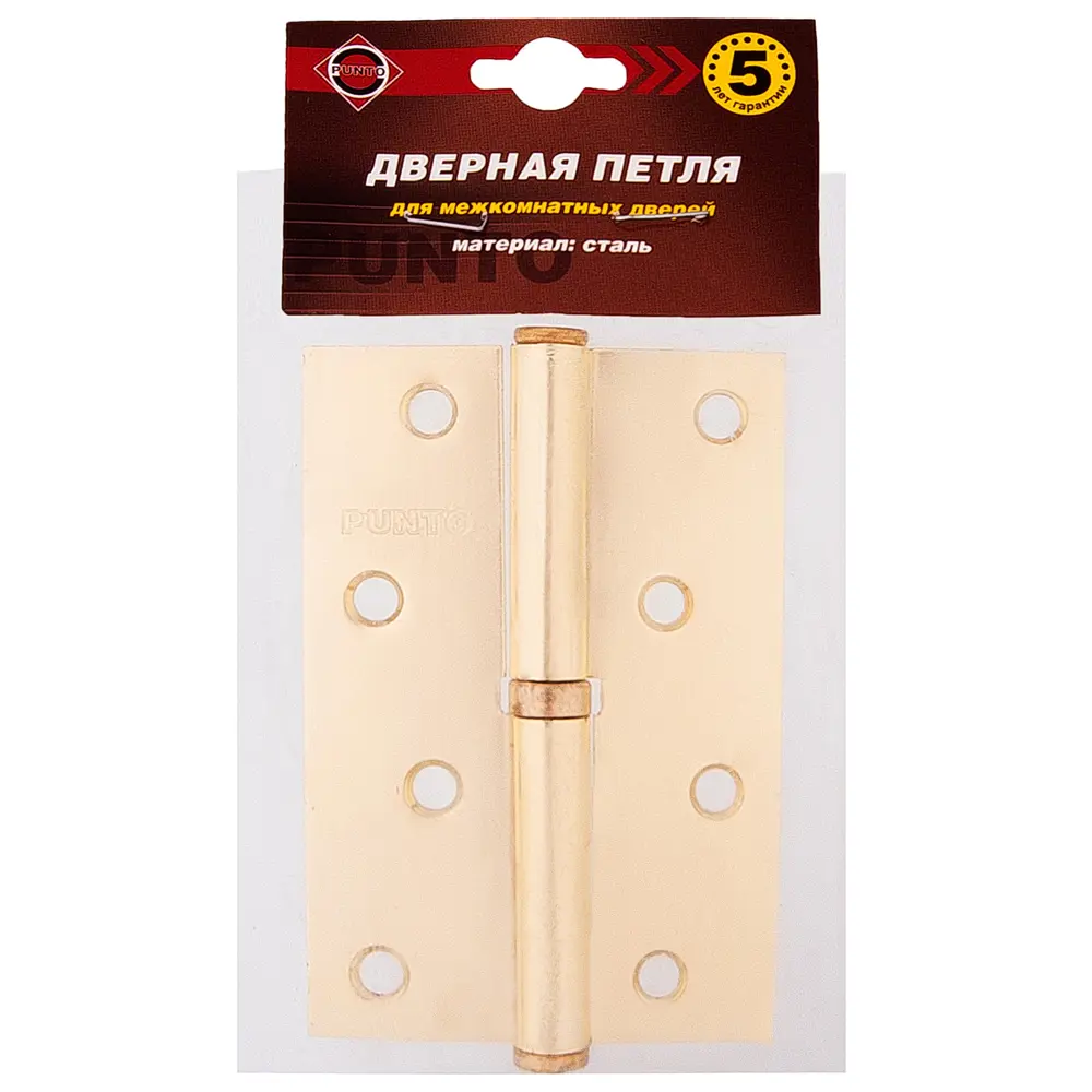 Петля правая Apecs 100x70x3 мм сталь цвет матовое золото STLM-2132956 - Вид №2