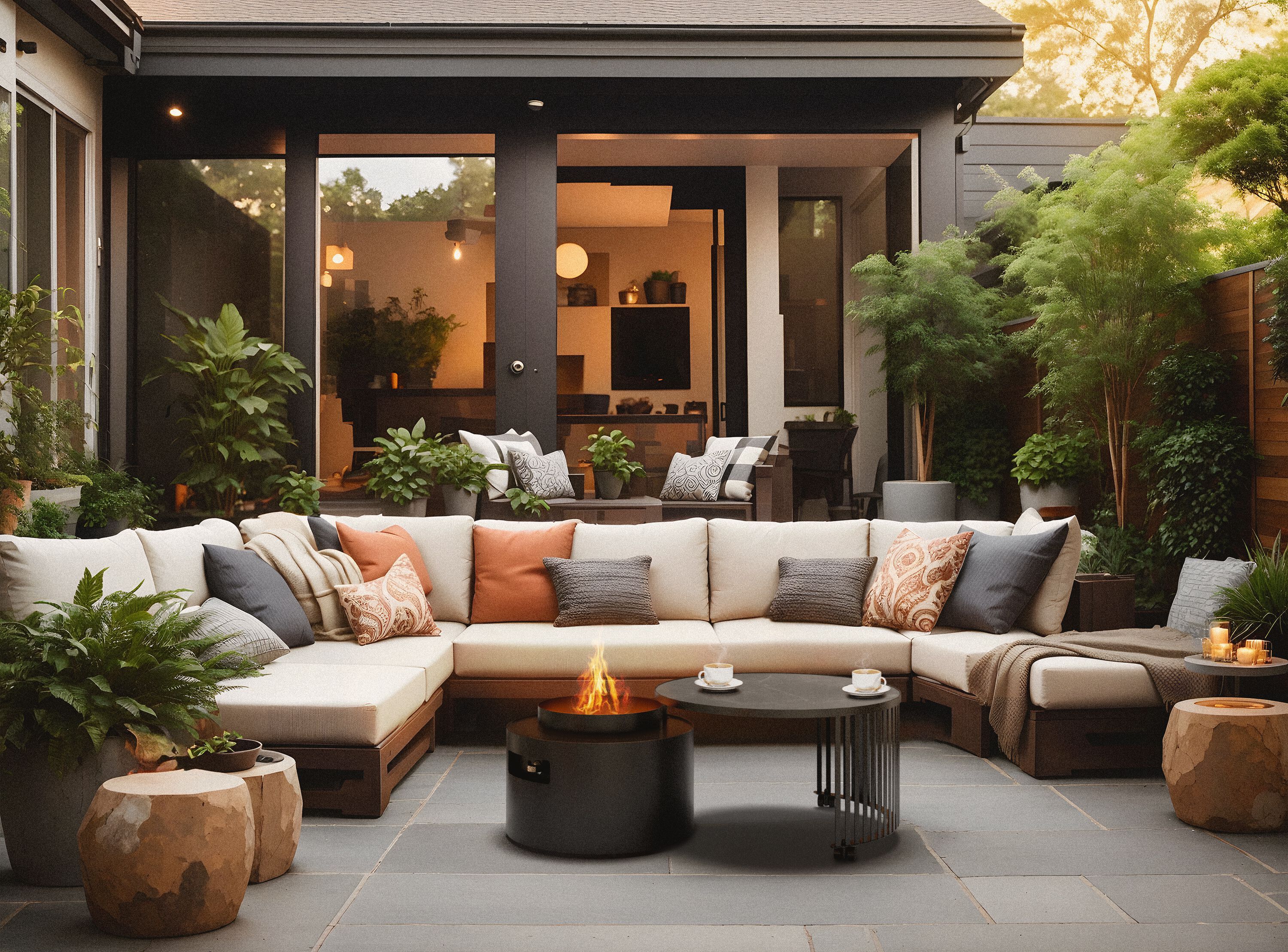 Отдельно стоящий газовый камин Planika MOON ARCH-00109907 - Вид №14