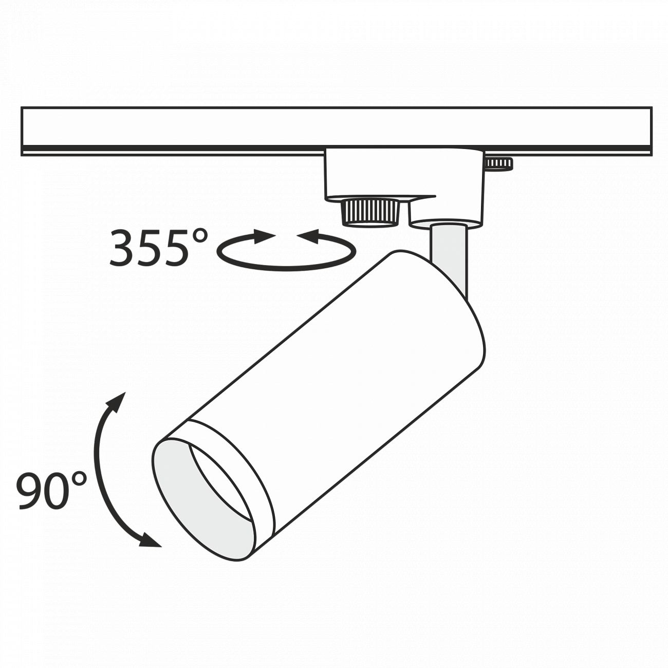 Трековый светильник золотой TR004 TECHNICAL SINGLE PHASE TRACK SYSTEM 00-3956209 Золото  - Вид №4