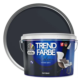 Краска для стен и потолков Trend Farbe цвет Полное затмение 2.5 л