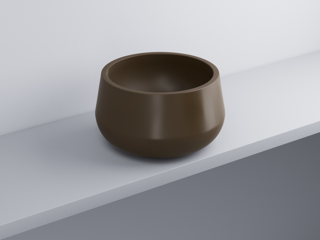 BATA-CA Накладная чаша Tina h26 cielo Le Bacinelle Ceramica Cielo