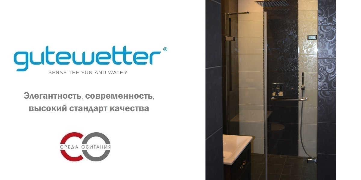 Душевая дверь в нишу 85x200 GK-862B стекло прозрачное 6 мм GUTEWETTER TREND DOOR 85X200GK862B - Вид №1