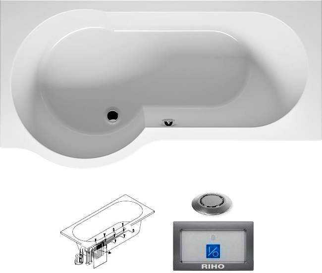 BA8000500000000_top1 Ванна Riho Dorado Santreyd - Вид №5