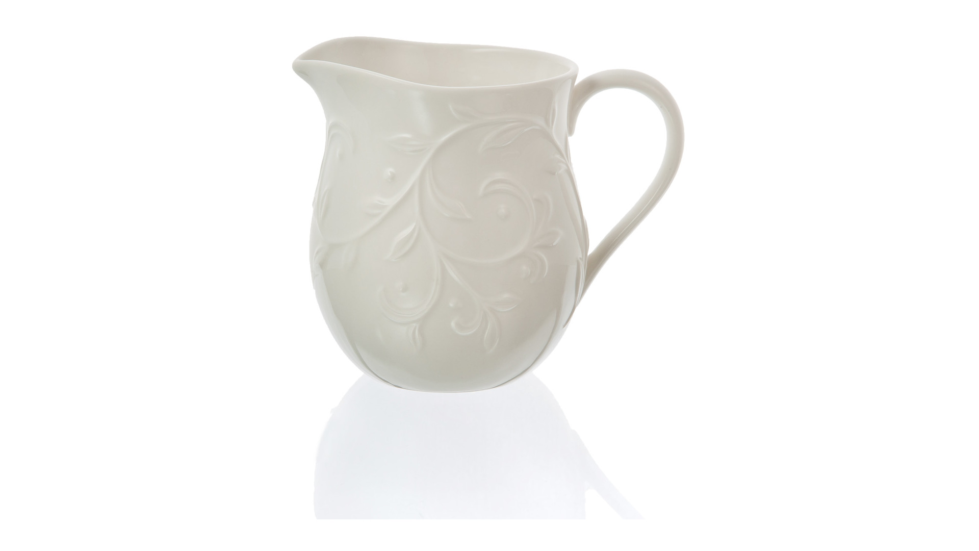 10665770 Lenox Набор для чая Lenox "Чистый опал, рельеф" (чайник, сахарница, молочник) Фарфор  - Вид №3