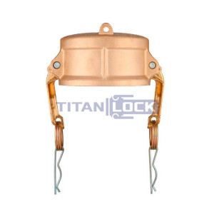 Камлок латунный тип DC, заглушка для ниппеля 3", TL300DCBR TITAN LOCK