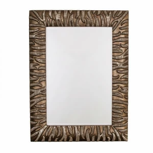 Зеркало прямоугольное настенное золото Tiger PUSHA ДИЗАЙНЕРСКИЕ 062566 Золото