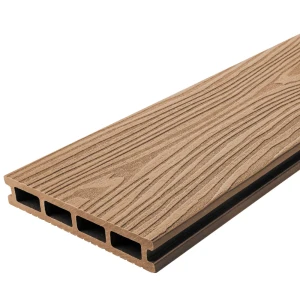 Террасная доска T-DECKS из ДПК цвета натуральное дерево 4000x150x25 мм 89366383