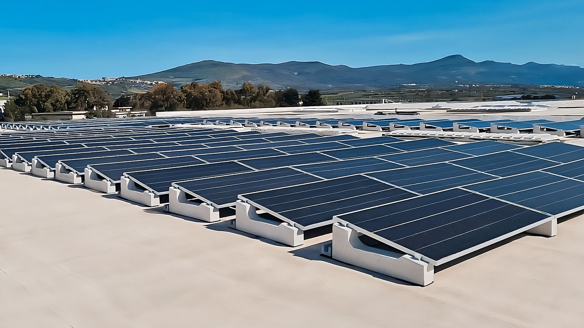 Поддержка фотоэлектрической системы Sun Ballast ZAVORRA 30° ARCH-00061309 - Вид №1