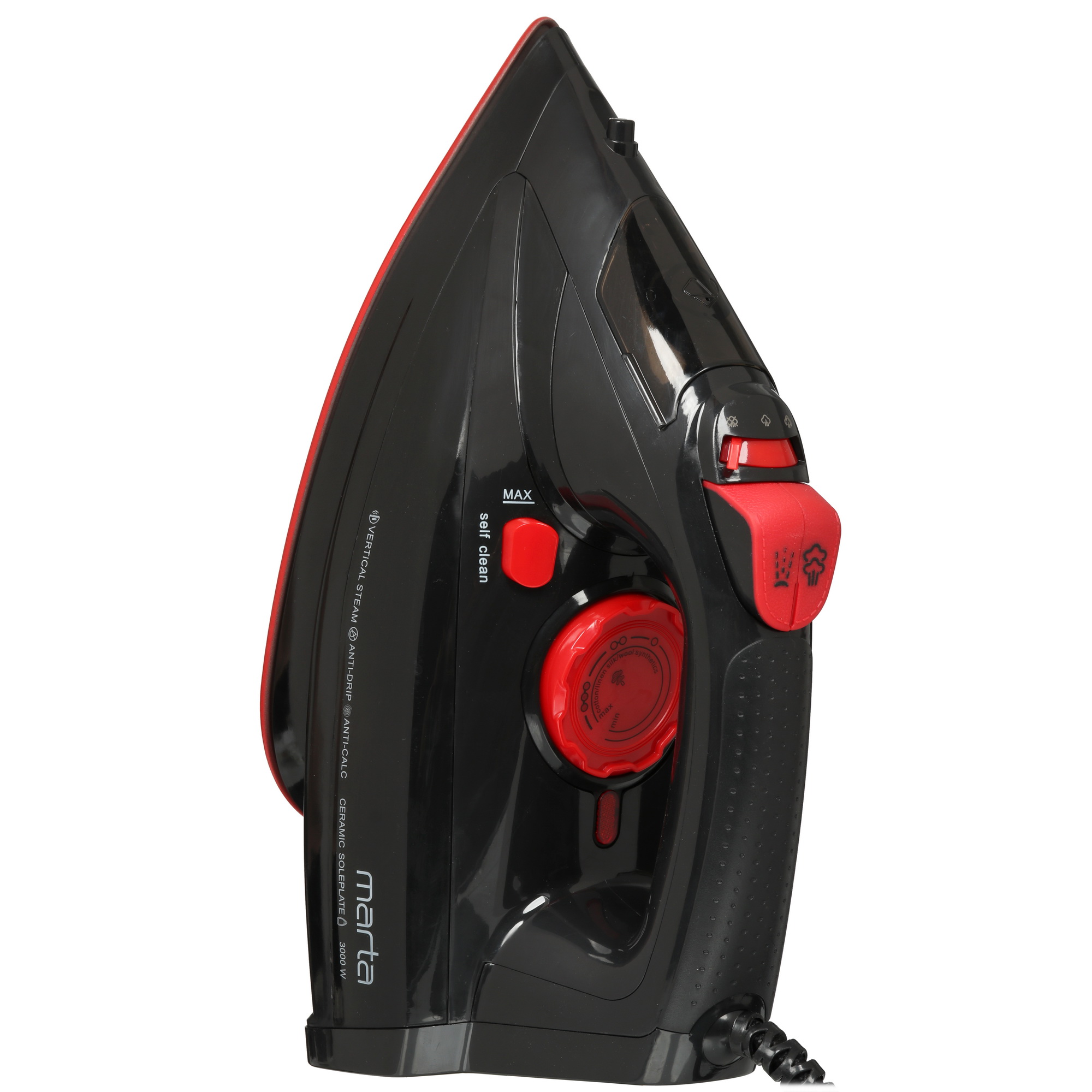 9058696 Утюг MARTA MT-IR1158A черный STDN-0069305