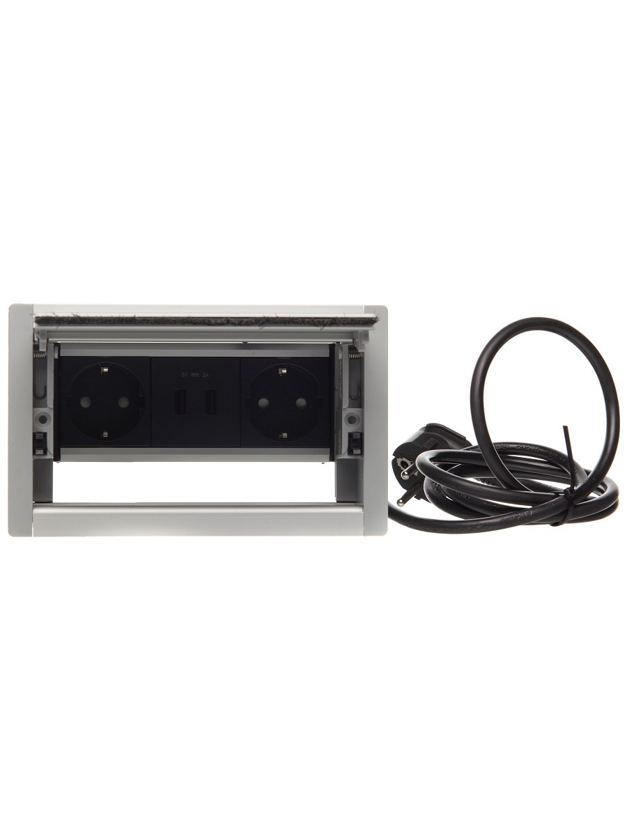 Блок электрических розеток Sash 12013 Silver NAVAKO  - Вид №2