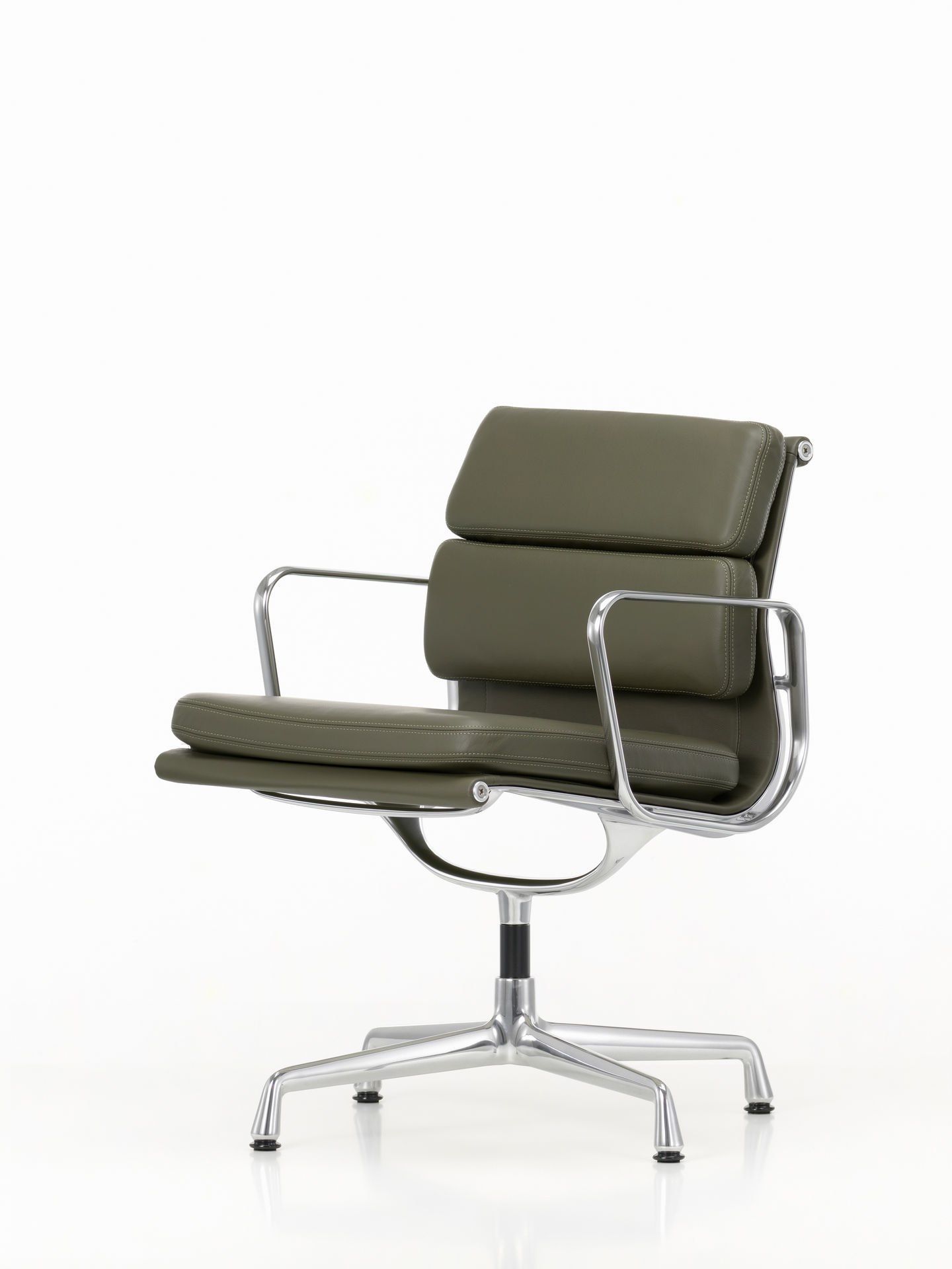 Кожаный стул с подлокотниками VITRA Eames Soft Pad Group ARCH-00088842 - Вид №49