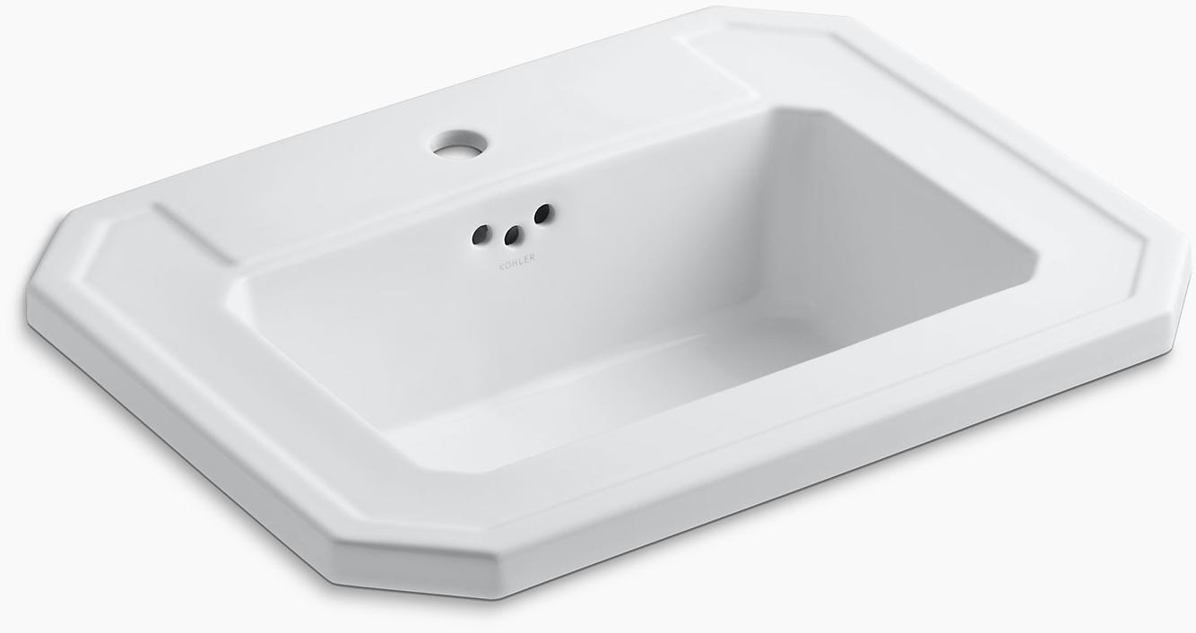 K-2325-1-K4 Накладная раковина на столешницу  прямоугольная Kohler  - Вид №1