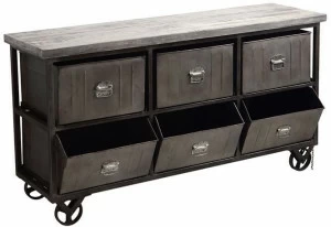 BLEU PROVENCE Тумба под умывальник с вешалкой для полотенец Industrialis Mbmetro2