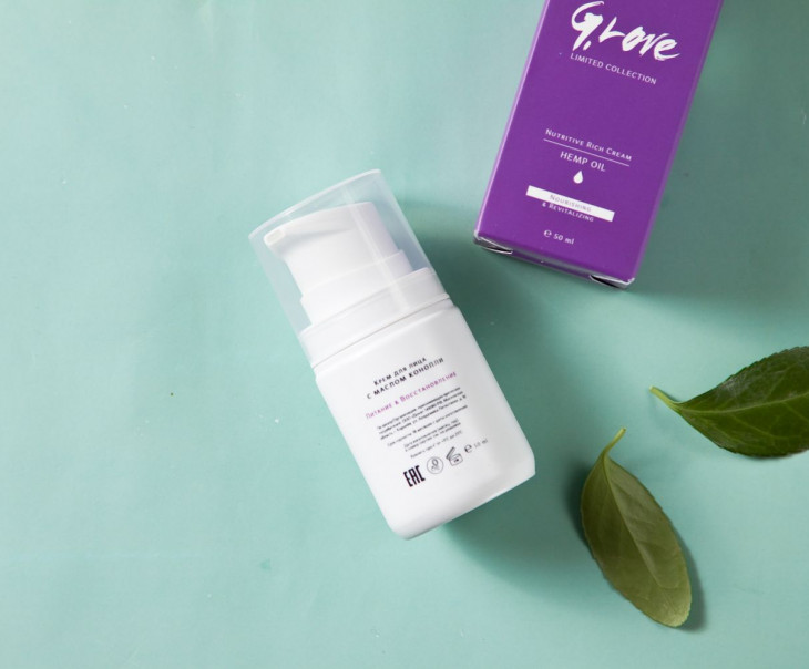 7810 Крем для лица с маслом конопли "Питание и Восстановление" Вкусляндия  - Вид №2