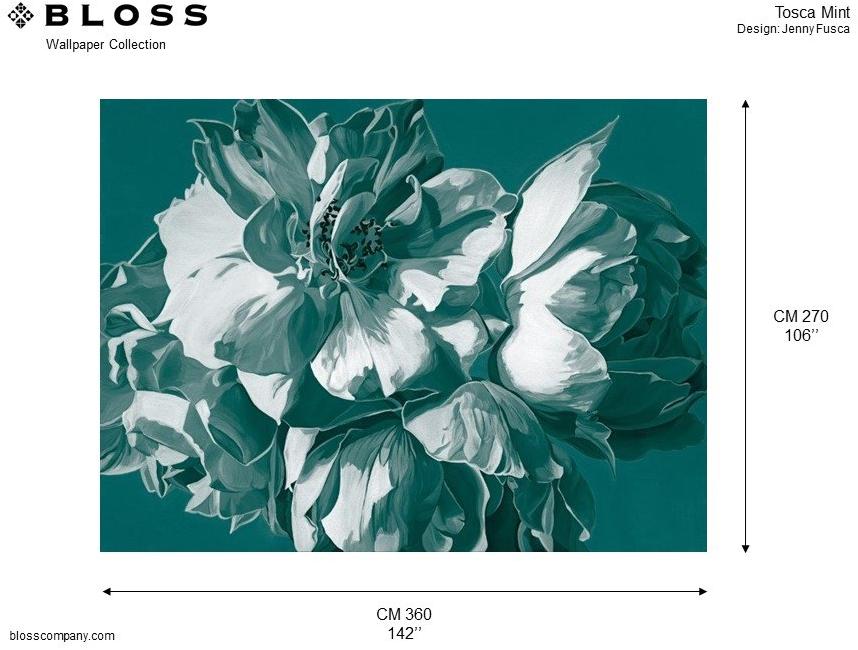 BLOSS Экологические обои с цветочными мотивами без пвх Opera sun-id-1356640 - Вид №2