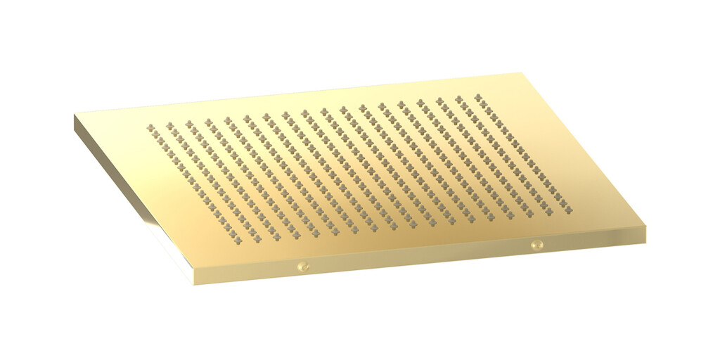 Полувстраиваемая душевая лейка с дождевой струей WE ARE IB av320ii Pale Gold Aqua