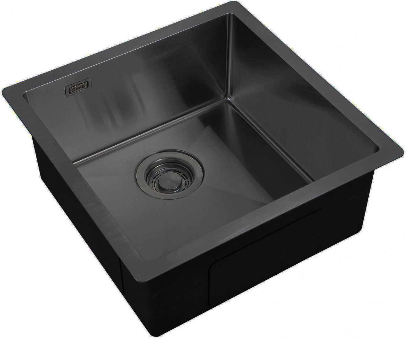 Мойка кухонная ZorG Light ZL R 440440 GRAFIT из нержавеющей стали, графит
