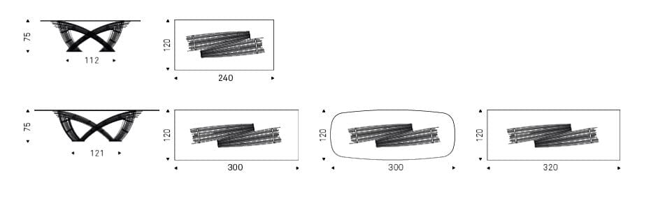 Прямоугольный стол из стали и хрусталя Cattelan italia HYSTRIX ARCH-00042127 - Вид №7