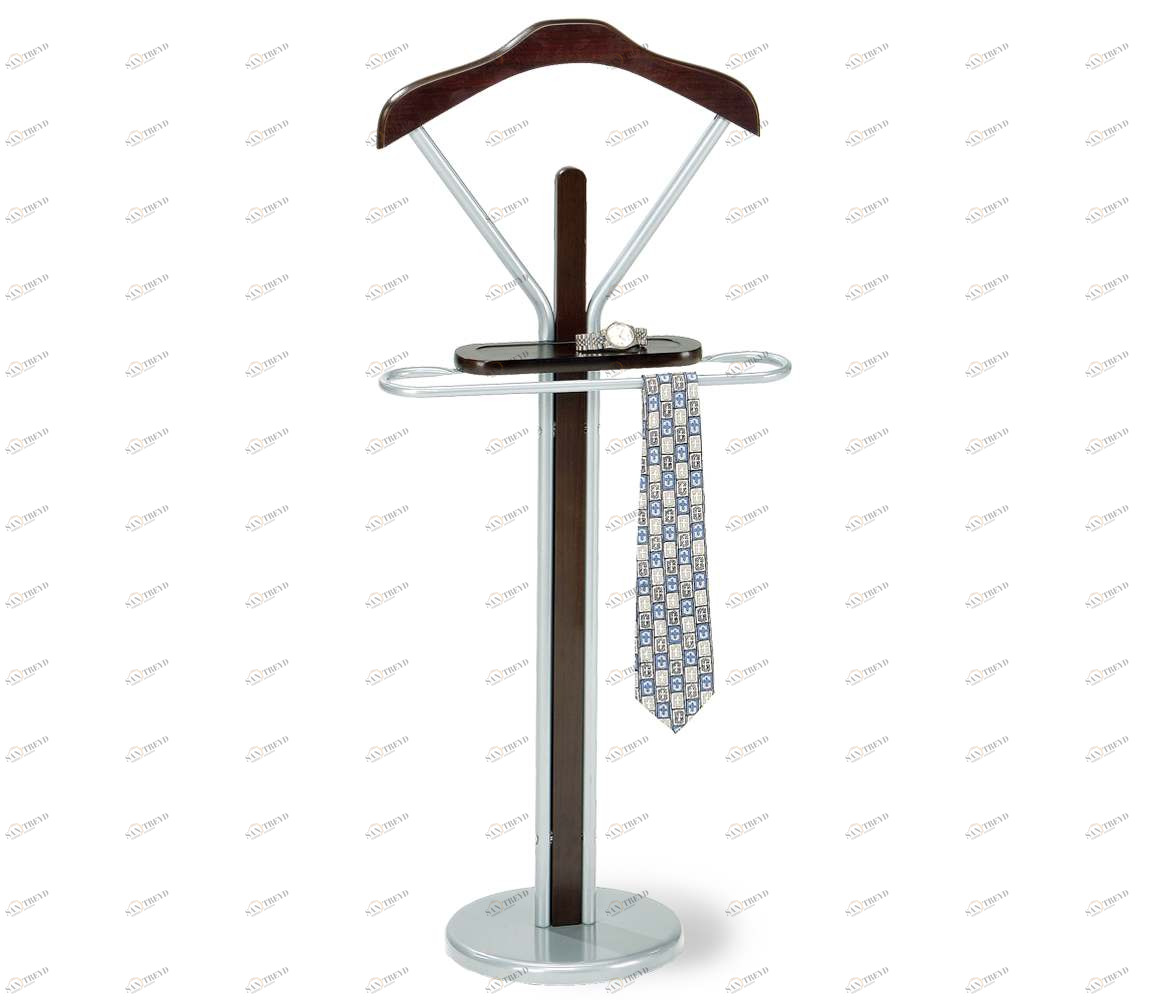 Вешалка костюмная 4089 SHEFFILTON ДИЗАЙНЕРСКИЕ 015561 Серебро;орех;коричневый 