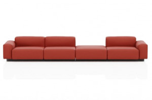 VITRA Мягкий модульный диван четырехместный, платформа Jasper Morrison, 2016