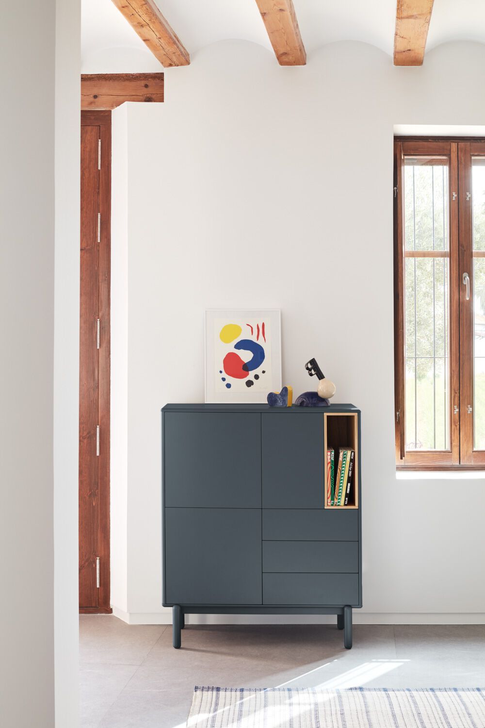 Шкаф из МДФ с распашными дверцами и ящиками TEULAT Corvo ARCH-00150024 - Вид №13