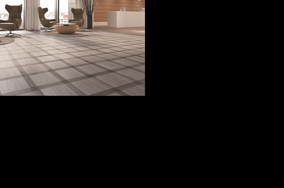 540 006 02 Печатный пробковый пол с разным дизайном Trim Foursquare Grey GRANORTE Vita Decor - Вид №2