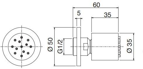 Rubinetterie Treemme Vela  Rtbr205  - Вид №1