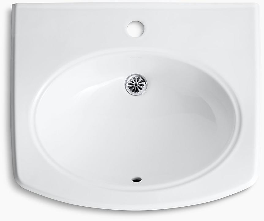 K-2035-1-47 Подвесная раковина настенная прямоугольная Kohler  - Вид №2