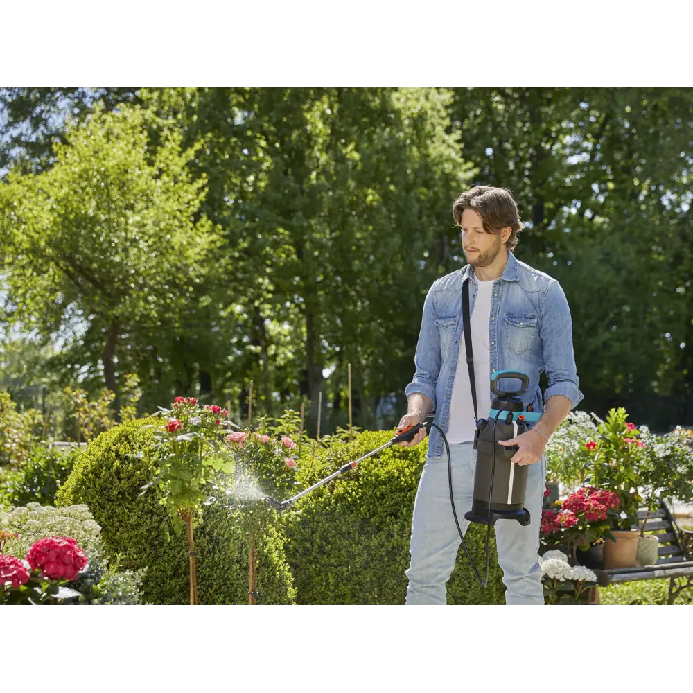 Опрыскиватель помповый Gardena Pressure Sprayer с раструбом 5 л STLM-2049580 - Вид №9