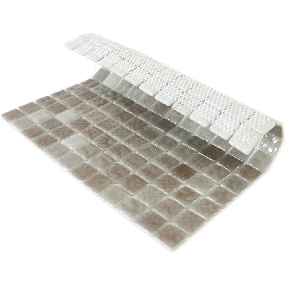 Мозаика стеклянная Natural STP-GR005 31.5x31.5 см цвет бежевый Santreyd Steppa STLM-2093686 - Вид №2