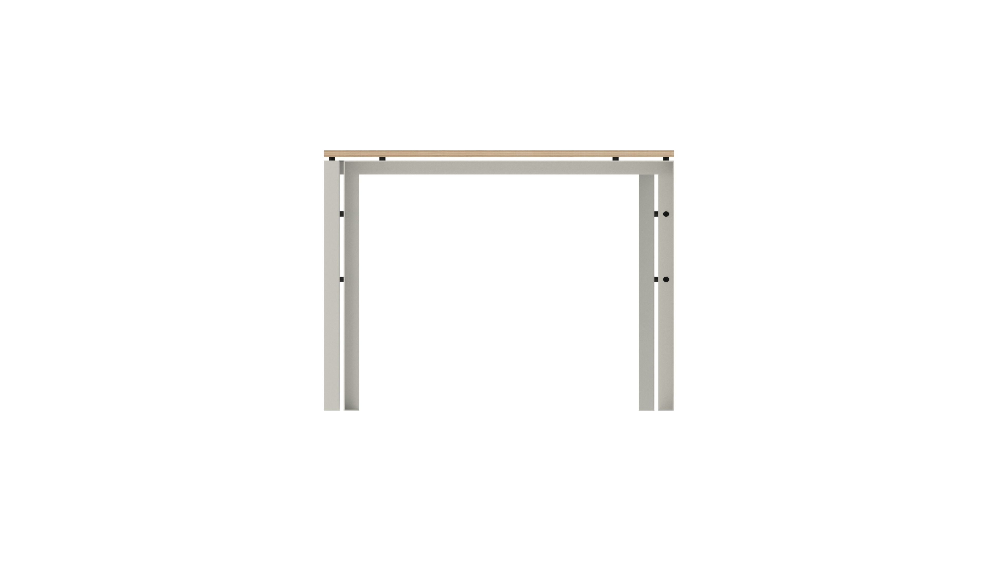 Прямоугольный стол из стали и дерева FUNCTIONALS WT-TABLE ARCH-00093437 - Вид №9