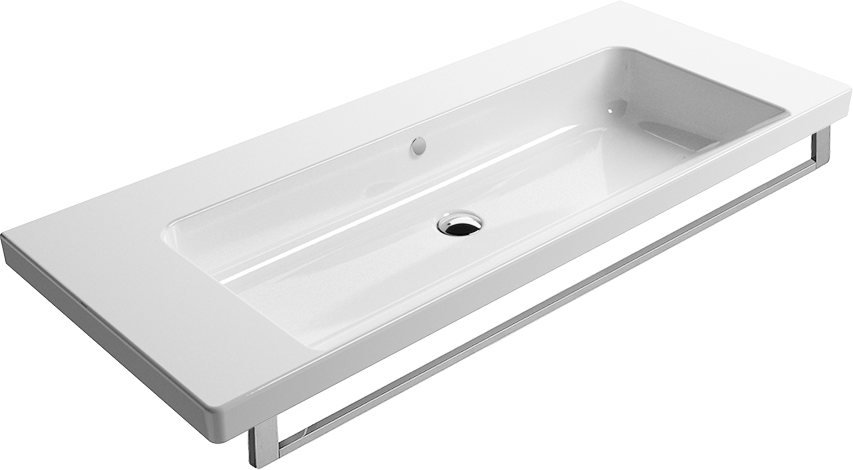 8624111 Подвесная раковина настенная овальная GSI ceramica Norm белая - Вид №1