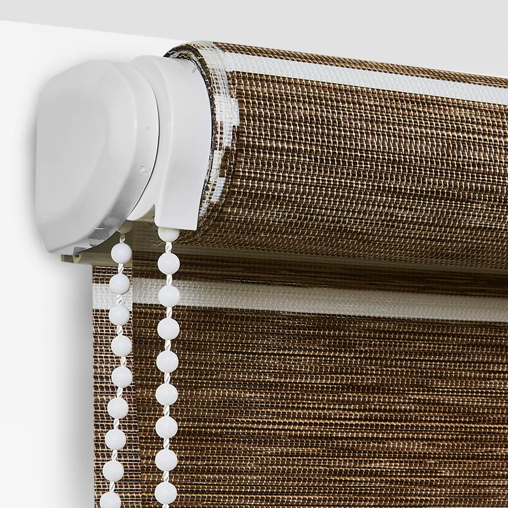 Штора рулонная день-ночь Дэли 70x160 см коричневая MIAMOZA STLM-2074453 - Вид №2