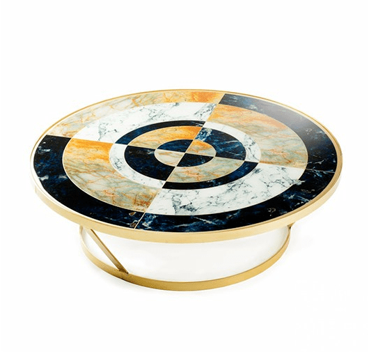 Mambo Unlimited Ideas Круглый журнальный столик из мрамора sun-id-1482639 - Вид №2