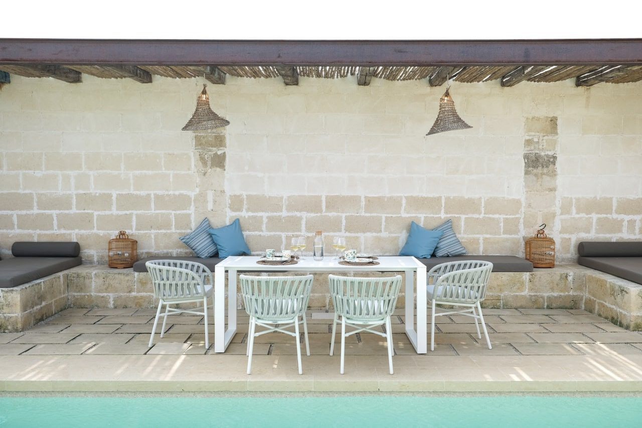 Штабелируемый садовый стул с подлокотниками DRIGANI Drop ARCH-00044870 - Вид №5